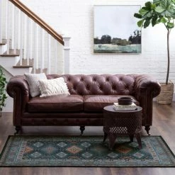 Promo ❤️ Mohawk Home Venka Ornamental Border Area Rug 🔔