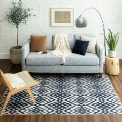 Best deal 🔔 Mohawk Home Olson Geometric Diamond Area Rug Blue 👏