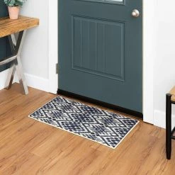 Best deal 🔔 Mohawk Home Olson Geometric Diamond Area Rug Blue 👏 -Mohawk Home shop unnamed file 2217
