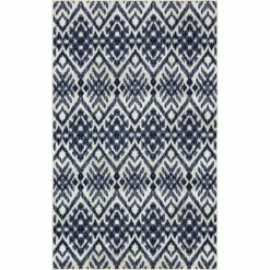 Best deal 🔔 Mohawk Home Olson Geometric Diamond Area Rug Blue 👏 -Mohawk Home shop unnamed file 2218