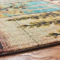 Deals 🎉 Mohawk Home Nature Trail Cabin Area Rug Blue/green/tan ✔️ -Mohawk Home shop unnamed file 2252
