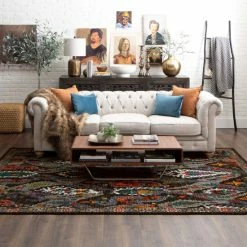 Outlet 🥰 Mohawk Home Augustine Black Area Rug 🧨 -Mohawk Home shop unnamed file 2271