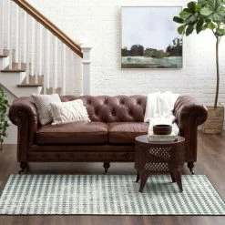 Top 10 🔔 Mohawk Home Orabela Distressed Houndstooth Gray Area Rug 👍