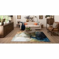 Best Sale 😀 Mohawk Home Modern Abstract Marble Ink Multicolor Area Rug 🥰