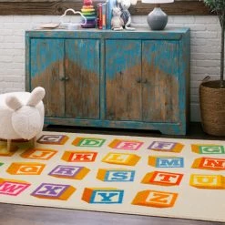Flash Sale 🎁 Mohawk Home Alphabet Blocks Kids Area Rug 😀