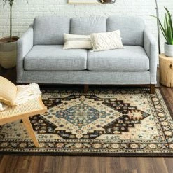 Best deal ✨ Mohawk Home Agarita Ornamental Medallion Area Rug Brown 🎉