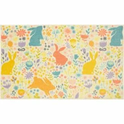 Buy 🔔 Mohawk Home Easter Silhouette Accent Rug Multi ✔️