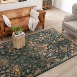 Flash Sale ✔️ Mohawk Home Isola Bella Gray Distressed Floral Medallion Area Rug 😉