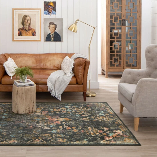 Flash Sale โ๏ธ Mohawk Home Isola Bella Gray Distressed Floral Medallion Area Rug ๐ 2 Flash Sale โ๏ธ Mohawk Home Isola Bella Gray Distressed Floral Medallion Area Rug ๐ - Image 2