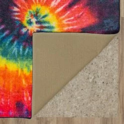 Wholesale 🤩 Mohawk Home Tie Dye Swirl Hippie Area Rug Red/yellow/green ❤️ -Mohawk Home shop unnamed file 2467