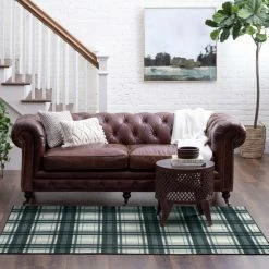 Flash Sale ❤️ Mohawk Home Black White Plaid Area Rug ✨