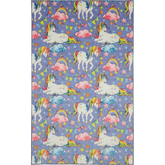 Best deal ๐ Mohawk Home Unicorn Wish Kids Area Rug Blue โญ 2 Best deal ๐ Mohawk Home Unicorn Wish Kids Area Rug Blue โญ - Image 2