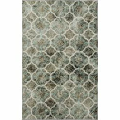 Promo 🧨 Mohawk Home Quatrefoil Fret Geometric Trellis Grey Area Rug 😀 -Mohawk Home shop unnamed file 2511