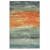 Best Pirce 🧨 Mohawk Home Abstract Seascape Area Rug Teal/orange 👍