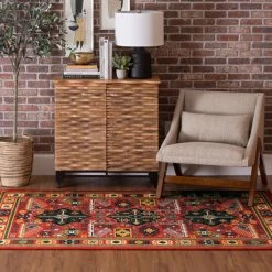 Top 10 ✔️ Mohawk Home Makara Southwestern Area Rug 🌟