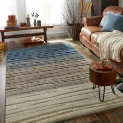 Best reviews of ✔️ Mohawk Home Pagosa High/Low Abstract Striped Area Rug 🎁