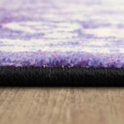 Promo ❤️ Mohawk Home Ketoa Distressed Traditional Floral Medallion Area Rug Purple 😀 -Mohawk Home shop unnamed file 2647