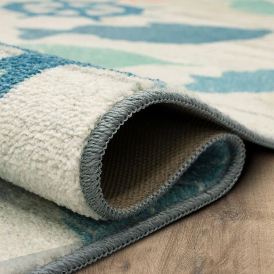 Buy โ๏ธ Mohawk Home Coastal Otomi Area Rug Blue/orange/grey ๐ 7 Buy โ๏ธ Mohawk Home Coastal Otomi Area Rug Blue/orange/grey ๐ - Image 7