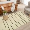 Flash Sale ⭐ Mohawk Home Kenza Cream Grey Geometric Stripe Area Rug Cream/grey 💯