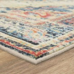 Buy 🧨 Mohawk Home Kellen Ornamental Heriz Area Rug Teal ⭐ -Mohawk Home shop unnamed file 2719
