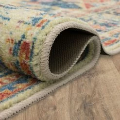 Buy 🧨 Mohawk Home Kellen Ornamental Heriz Area Rug Teal ⭐ -Mohawk Home shop unnamed file 2723