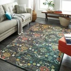 Cheapest ⭐ Mohawk Home Cambridge Ornamental Tile Area Rug Multi 🥰