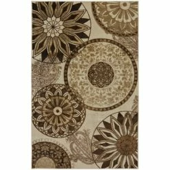 Best Pirce 🥰 Mohawk Home Inspired India Boho Geometric Floral Medallion Area Rug Cream/blue/taupe ❤️ -Mohawk Home shop unnamed file 2752