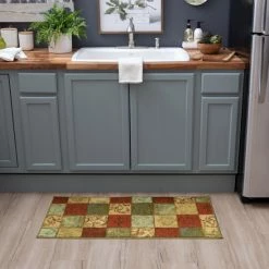 Cheap 😉 Mohawk Home Floral Tile Patchwork Accent Area Rug Blue ⌛ -Mohawk Home shop unnamed file 276