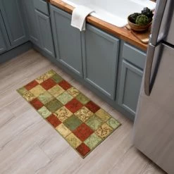 Cheap 😉 Mohawk Home Floral Tile Patchwork Accent Area Rug Blue ⌛ -Mohawk Home shop unnamed file 277