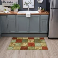 Cheap 😉 Mohawk Home Floral Tile Patchwork Accent Area Rug Blue ⌛ -Mohawk Home shop unnamed file 278
