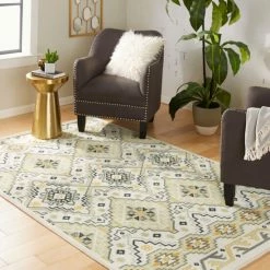 Outlet ⭐ Mohawk Home Niko Area Rug Grey/green 😀