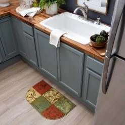 Cheap 😉 Mohawk Home Floral Tile Patchwork Accent Area Rug Blue ⌛ -Mohawk Home shop unnamed file 281