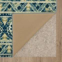 Deals ❤️ Mohawk Home Cameron Ornamental Boho Medallion Area Rug Blue ⌛ -Mohawk Home shop unnamed file 2852