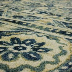 Deals ❤️ Mohawk Home Cameron Ornamental Boho Medallion Area Rug Blue ⌛ -Mohawk Home shop unnamed file 2853