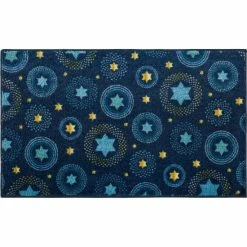 Deals ⭐ Mohawk Home Holiday Stars Multi Area Rug Blue/yellow 🔔