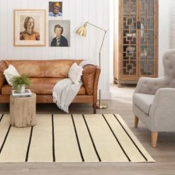 Top 10 🎁 Mohawk Home Samson Beige Black Stripe Area Rug ⭐