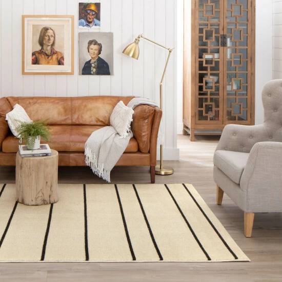 Top 10 ๐ Mohawk Home Samson Beige Black Stripe Area Rug โญ 1 Top 10 ๐ Mohawk Home Samson Beige Black Stripe Area Rug โญ