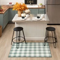 Outlet 🧨 Mohawk Home Grey Buffalo Check Mat 😀