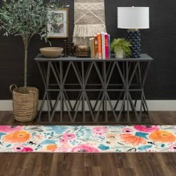 Brand new 🤩 Mohawk Home Abstract Floral Watercolor Area Rug ❤️ -Mohawk Home shop unnamed file 30
