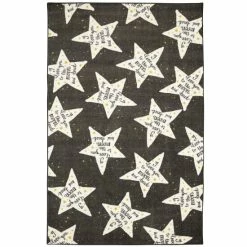 Best Sale 😍 Mohawk Home To The Moon Kids Area Rug Black/white/yellow 😀 -Mohawk Home shop unnamed file 3029