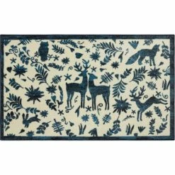 Discount 🧨 Mohawk Home Holiday Forest Red Area Rug Aqua ✨