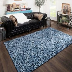 Hot Sale 🛒 Mohawk Home Amstel Transitional Geometric Area Rug Navy 😉