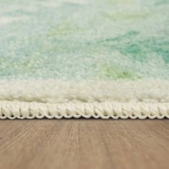 Discount 🧨 Mohawk Home Holiday Forest Red Area Rug Aqua ✨ -Mohawk Home shop unnamed file 311