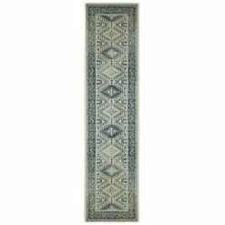 Top 10 🌟 Mohawk Home Diamond Tribal Medallion Area Rug Blue 🌟