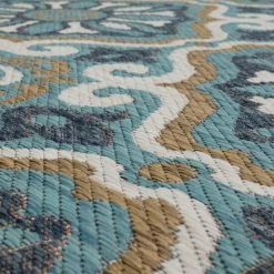 Cheap 🌟 Mohawk Home Indoor/Outdoor Nemi Boho Medallion Patio Area Rug Teal 🔥 -Mohawk Home shop unnamed file 3126