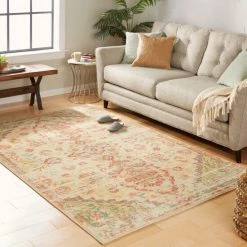 Best Pirce 🌟 Mohawk Home Jaxton Bohemian Oriental Area Rug Grey ⌛