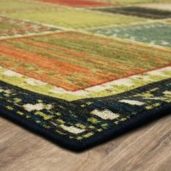 Promo 😍 Mohawk Home Dara Patchwork Checkered Area Rug 🎁 -Mohawk Home shop unnamed file 3138