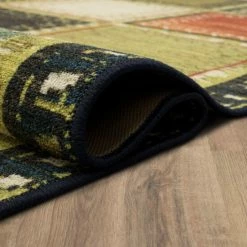 Promo 😍 Mohawk Home Dara Patchwork Checkered Area Rug 🎁 -Mohawk Home shop unnamed file 3142