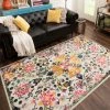 Best Pirce 🛒 Mohawk Home Sanborn Oriental Distressed Medallion Area Rug Parakeet/apricot/carrott/cotton/navy/fuscia 🛒