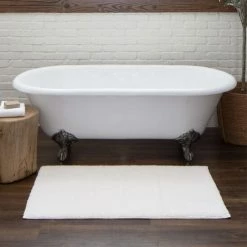 Outlet 🥰 Mohawk Home Classic Cotton Bath Rug Charcoal ✔️